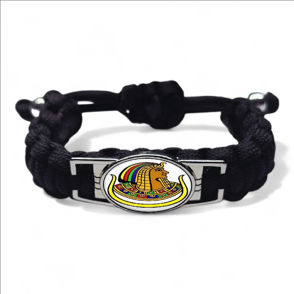 Ancient Egyptian Arabic Order Nobles Mystic Shrine Adjustable Charm Bracelet